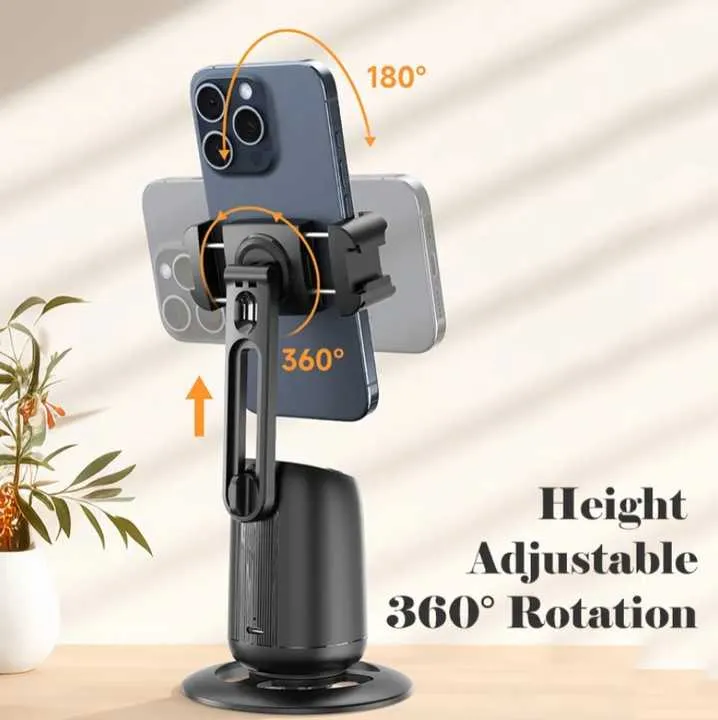 بميزة الدوران AI intelligence تتبع الوجه ، tiktok live our mobile stand With AI intelligence face tracking, TikTok Live is our mobile stand.
