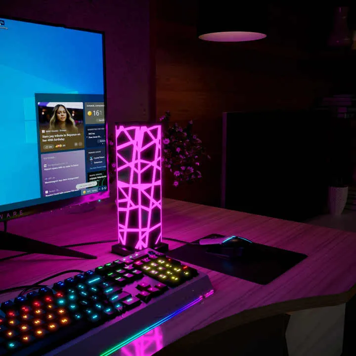 مصباح طاولة ألعاب ذكي, مصباح طاولة ألعاب . Smart Gaming Table Lamp, Smart Gaming Table Lamp