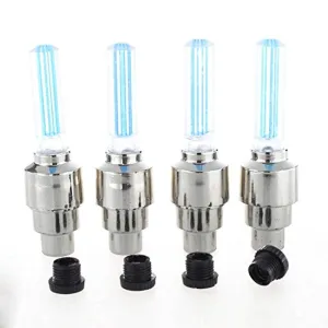 0543 LED Flash Light lamp tyre Wheel Valve Sealing caps