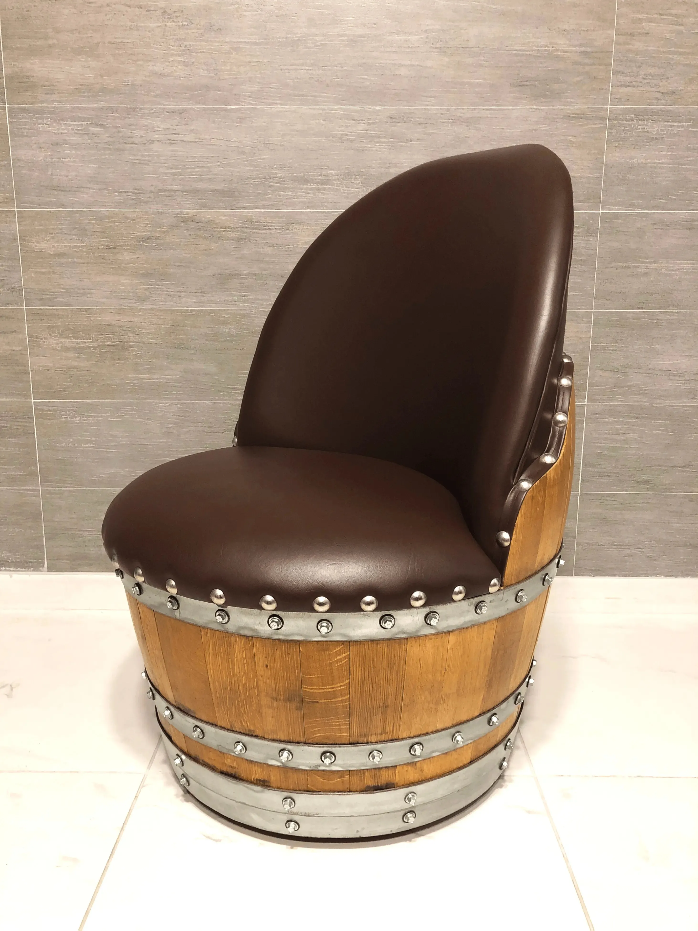 2-Chair Barrel Hoop Table Set