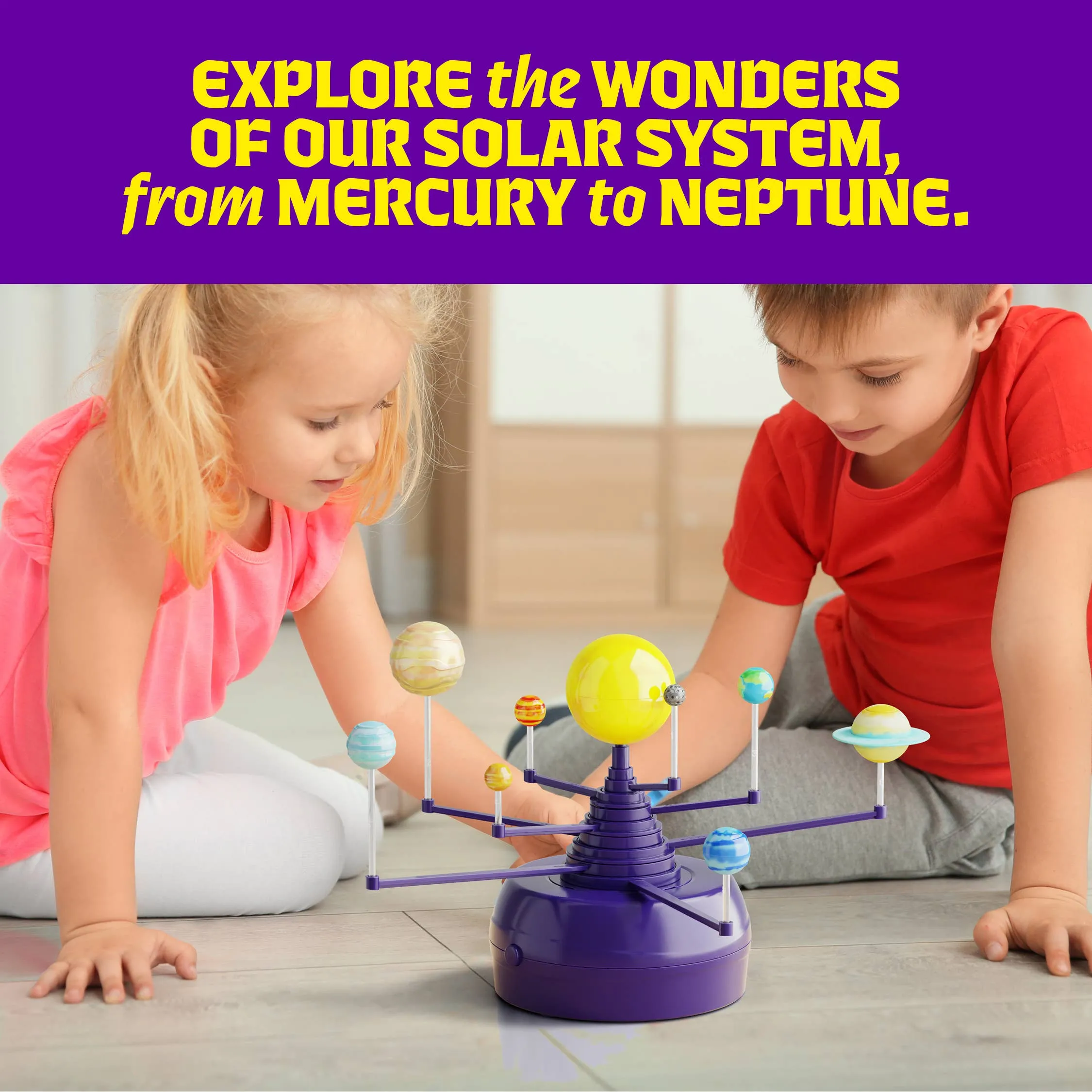 360 Orbiting Solar System Model Kit