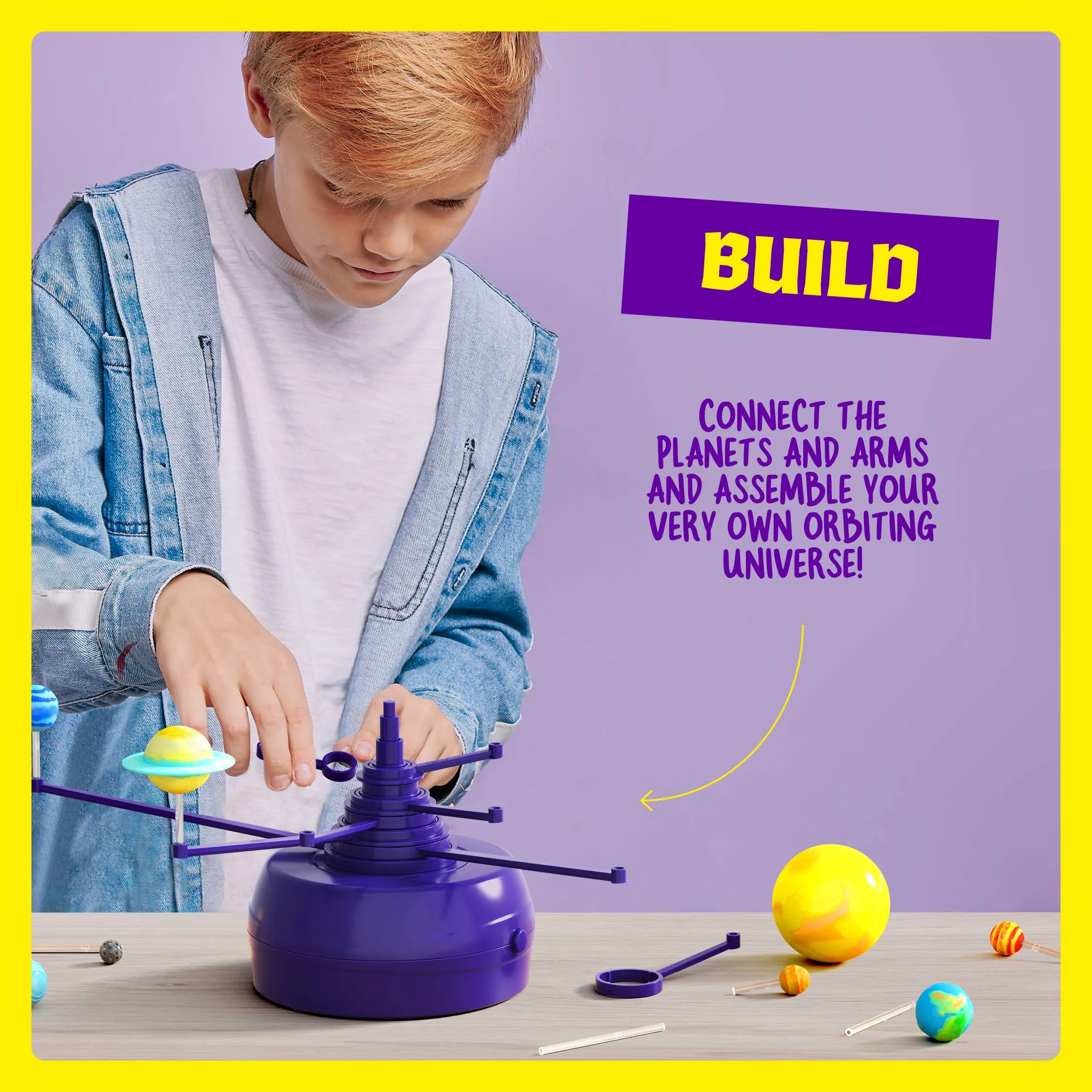 360 Orbiting Solar System Model Kit