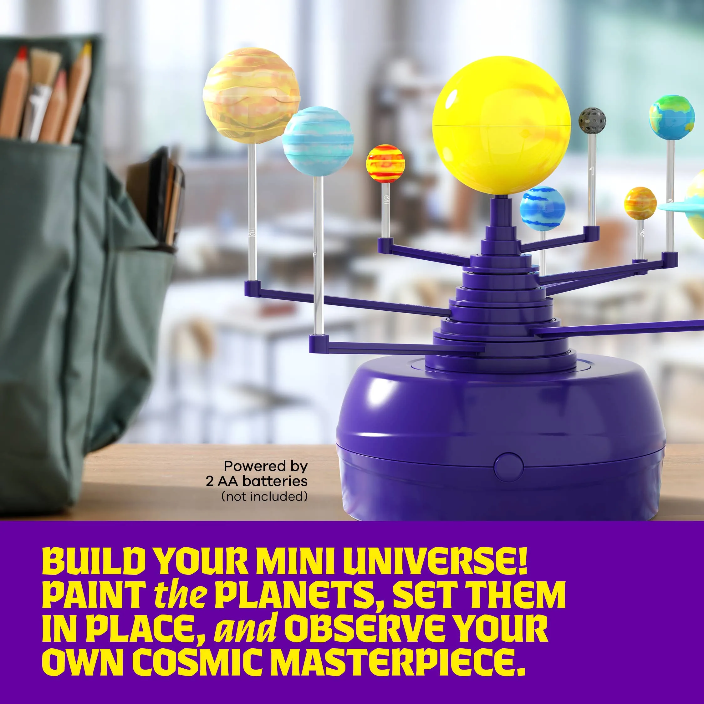 360 Orbiting Solar System Model Kit