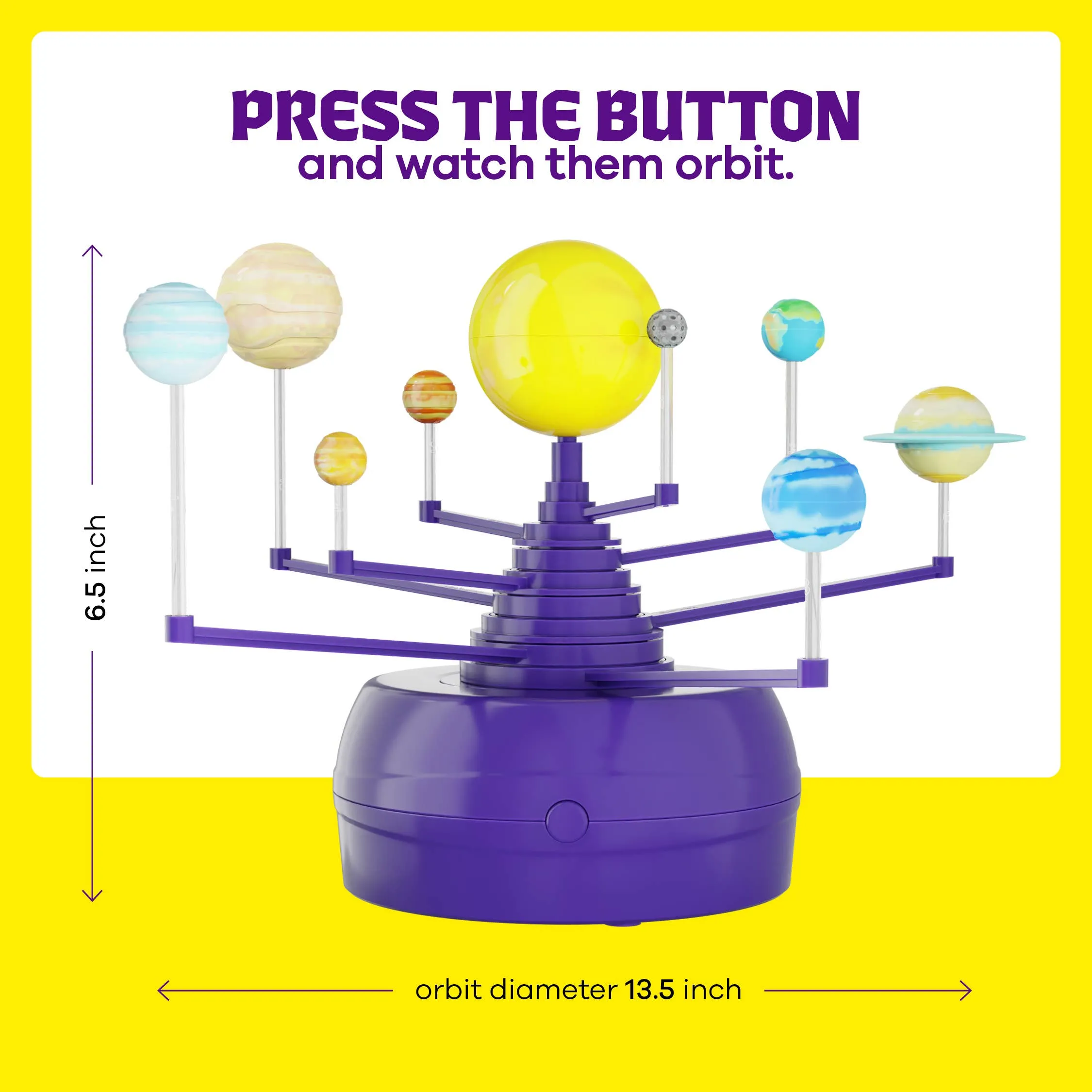 360 Orbiting Solar System Model Kit