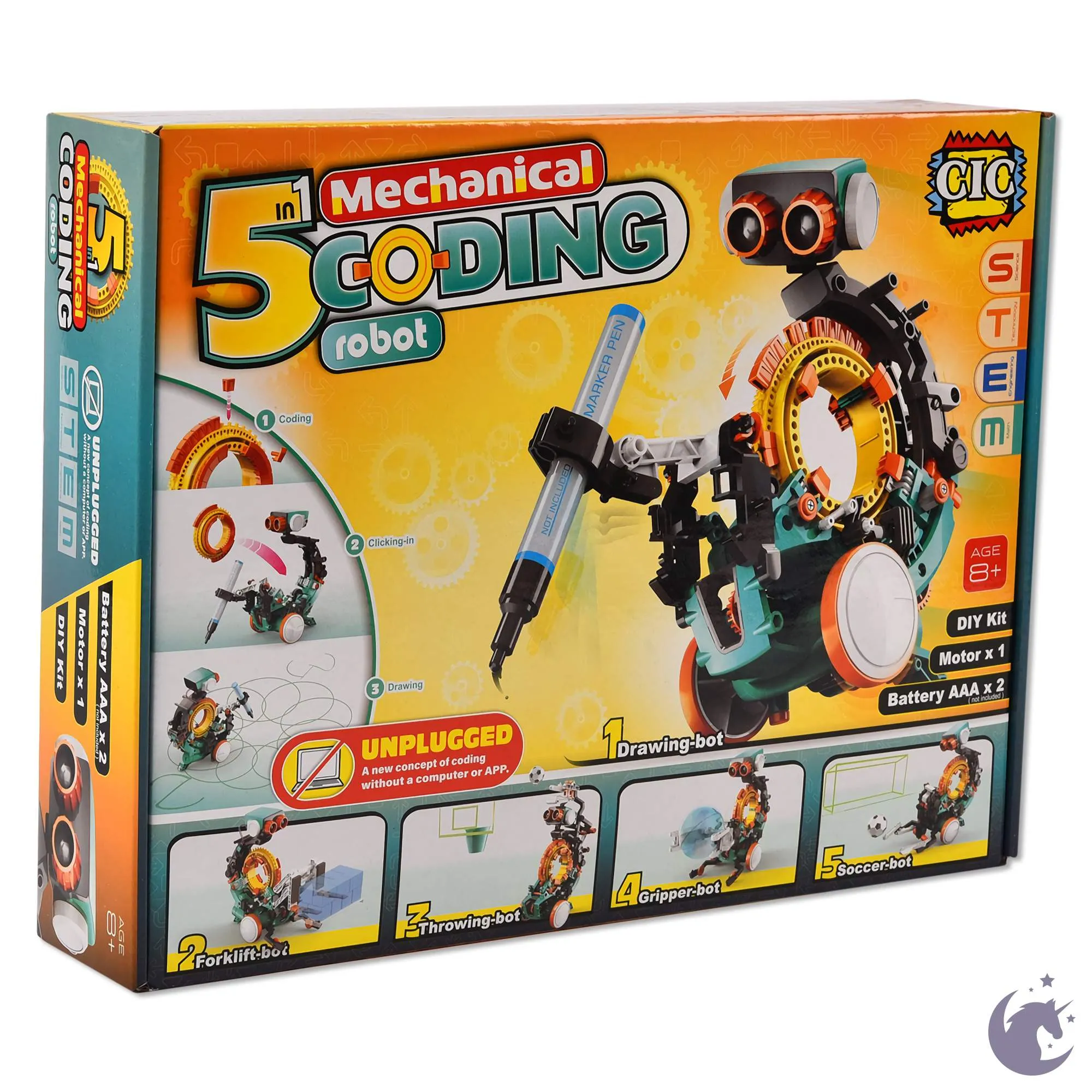 5 in 1 Mechanical Coding Robot Age 10 