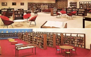 AD-404 Comfortable Library - Vintage Image