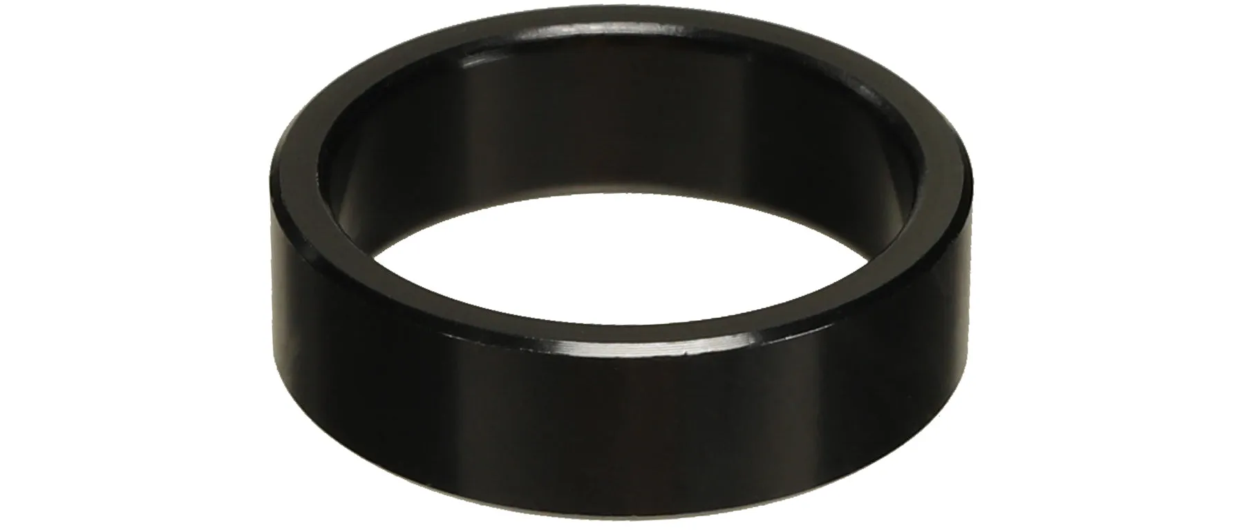 Alloy Headset Spacer, Diameter: 1-1/8", Height: 10mm, Black, Single