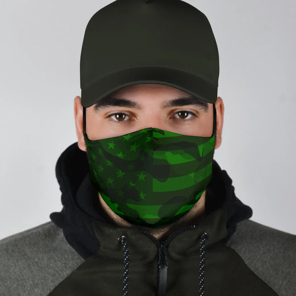 American Flag Camo Face Mask