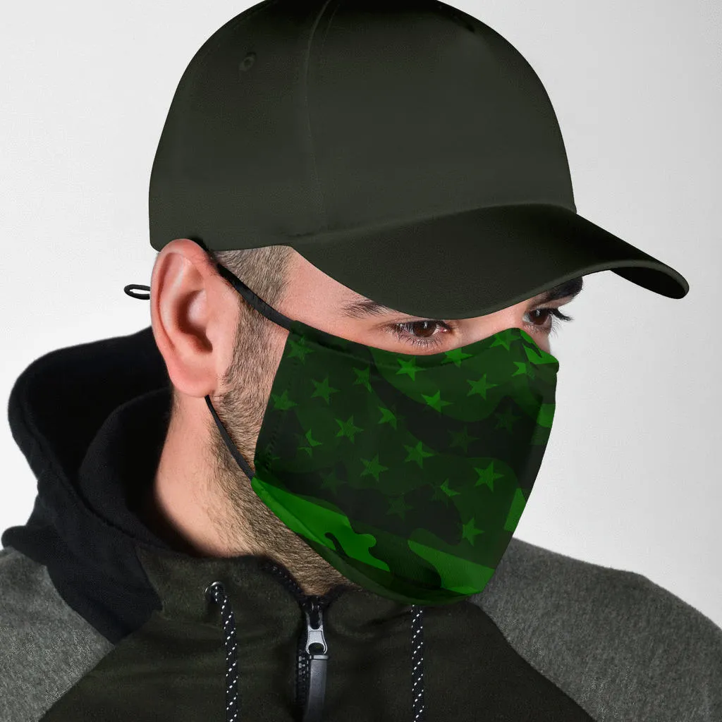 American Flag Camo Face Mask