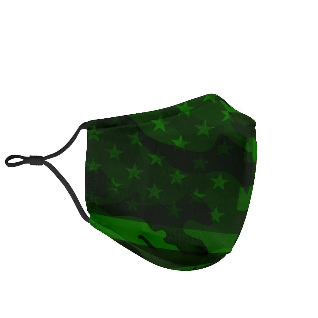 American Flag Camo Face Mask