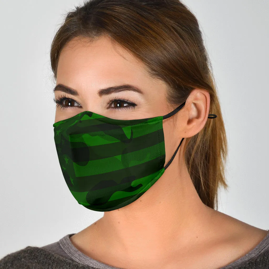 American Flag Camo Face Mask