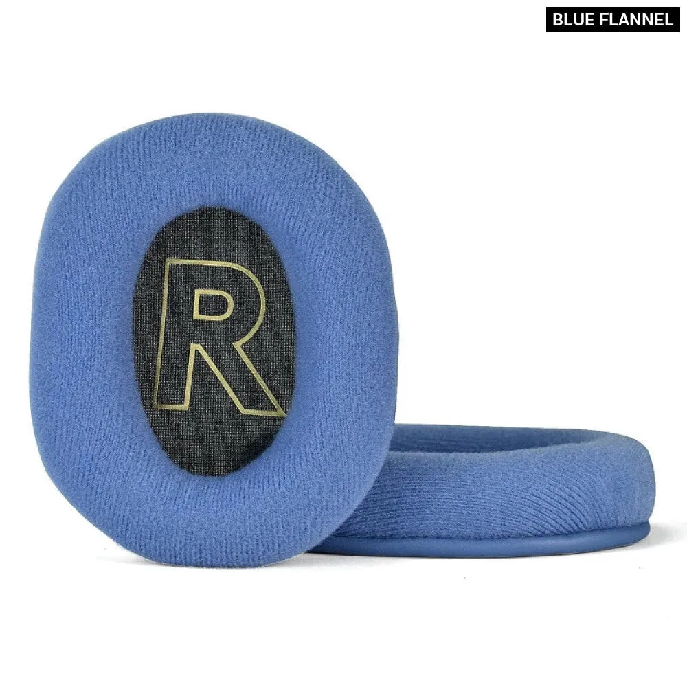 Black Leather Earbud Covers for Logitech g Pro x Headphones