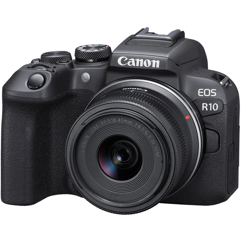 Canon EOS R10 APS-C Mirrorless Digital Camera with RF-S 18-45mm f/4.5-6.3 IS STM