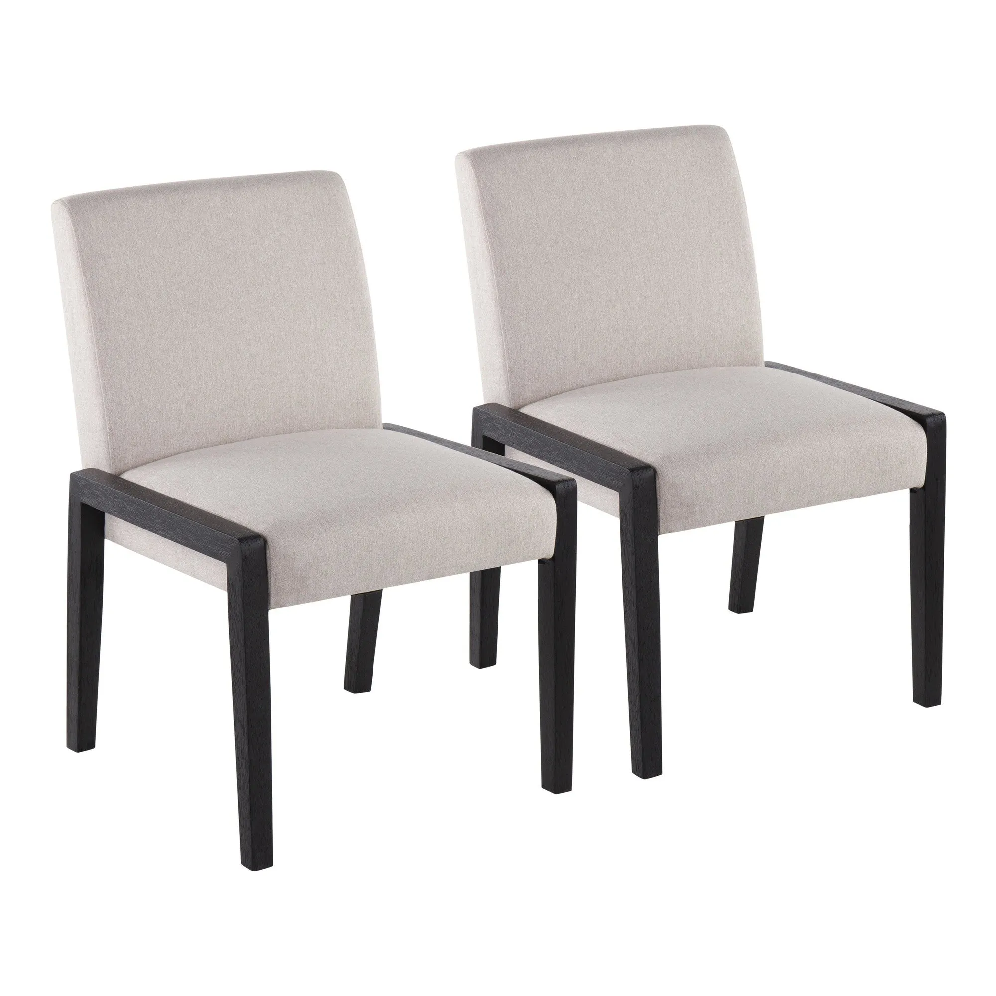 Carmen Chair - Set of 2 Beige By LumiSource - DC-CARMEN BKBG2