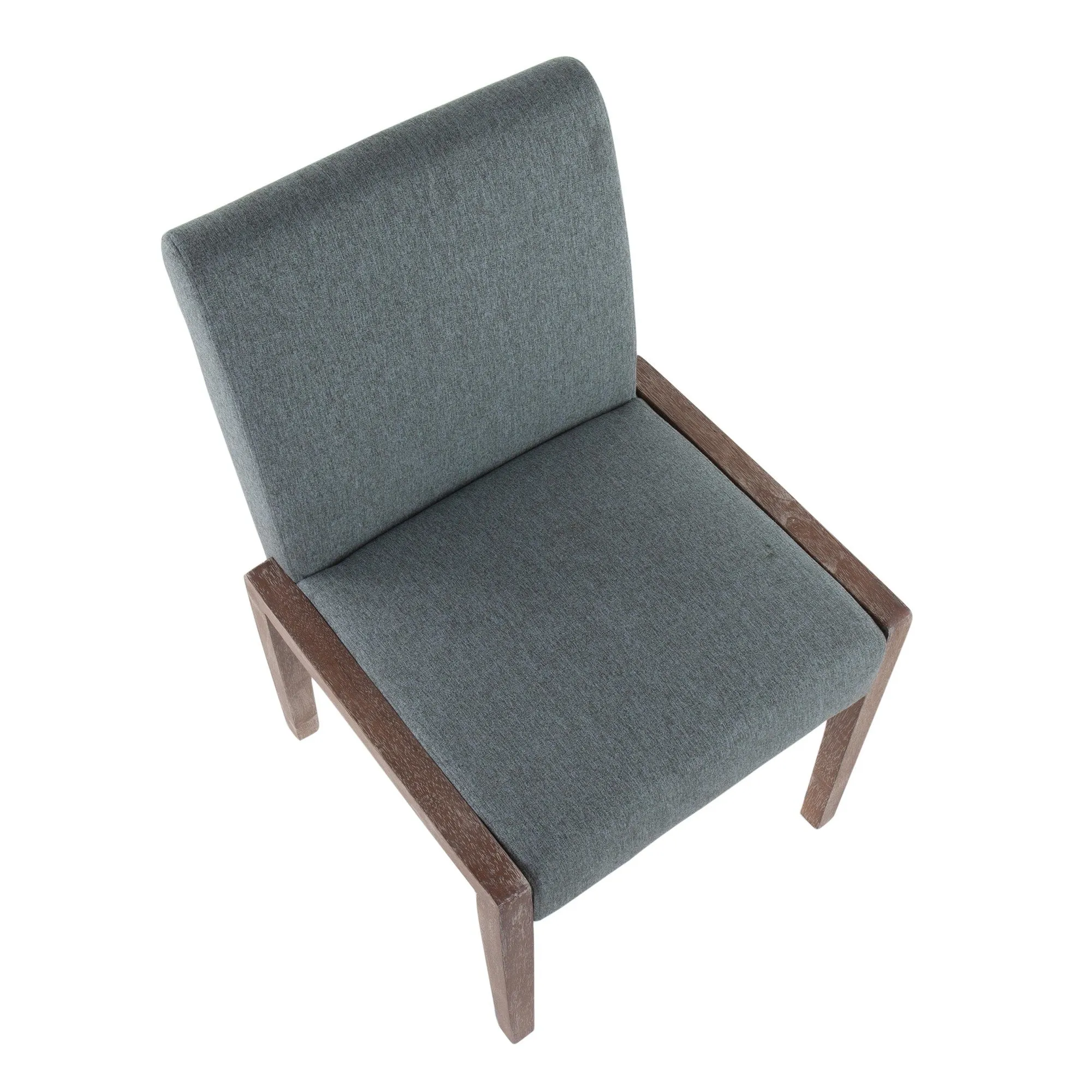 Carmen Chair - Set of 2 Gray By LumiSource - DC-CARMEN WWGY2