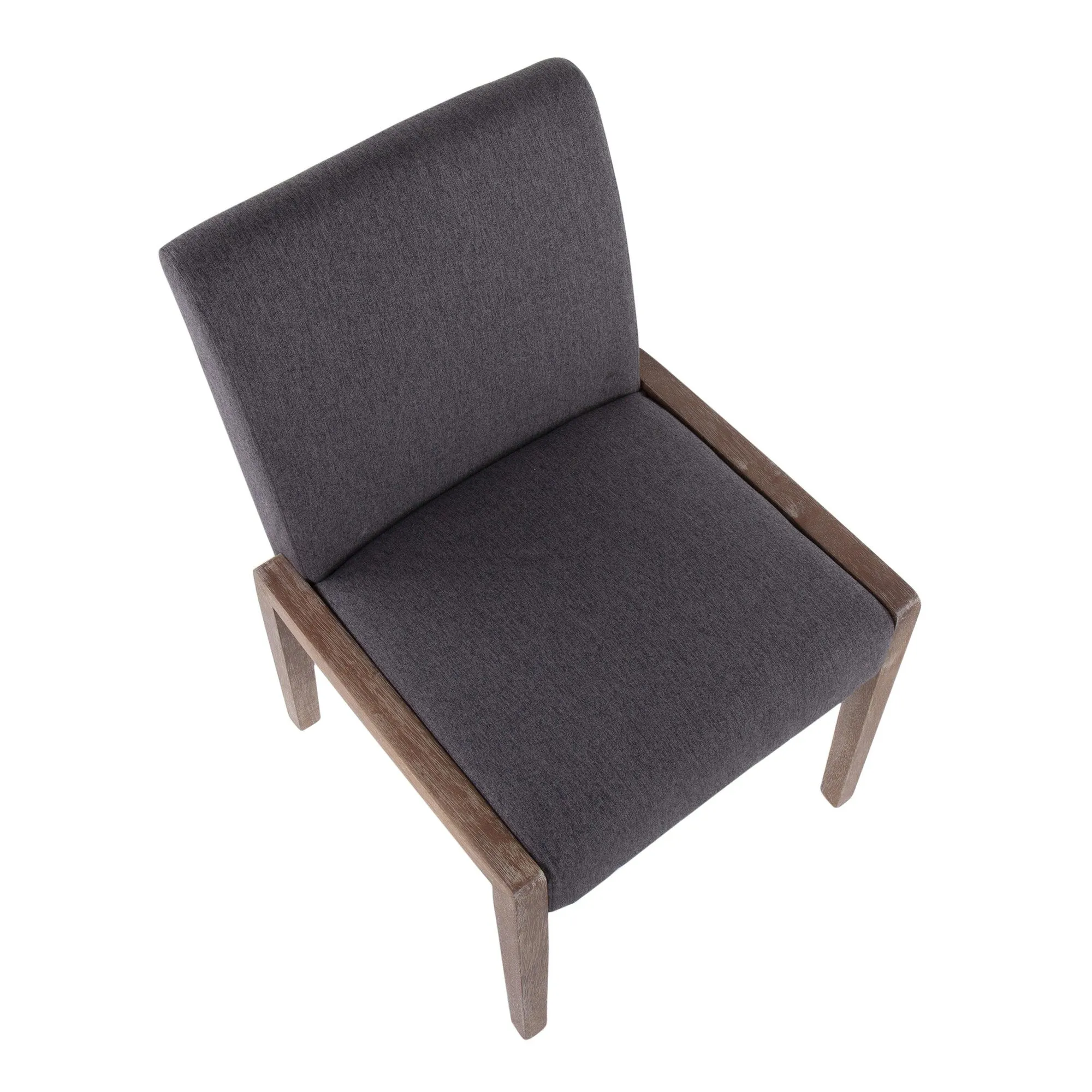 Carmen Chair - Set of 2 Gray By LumiSource - DC-CARMEN WWGY2