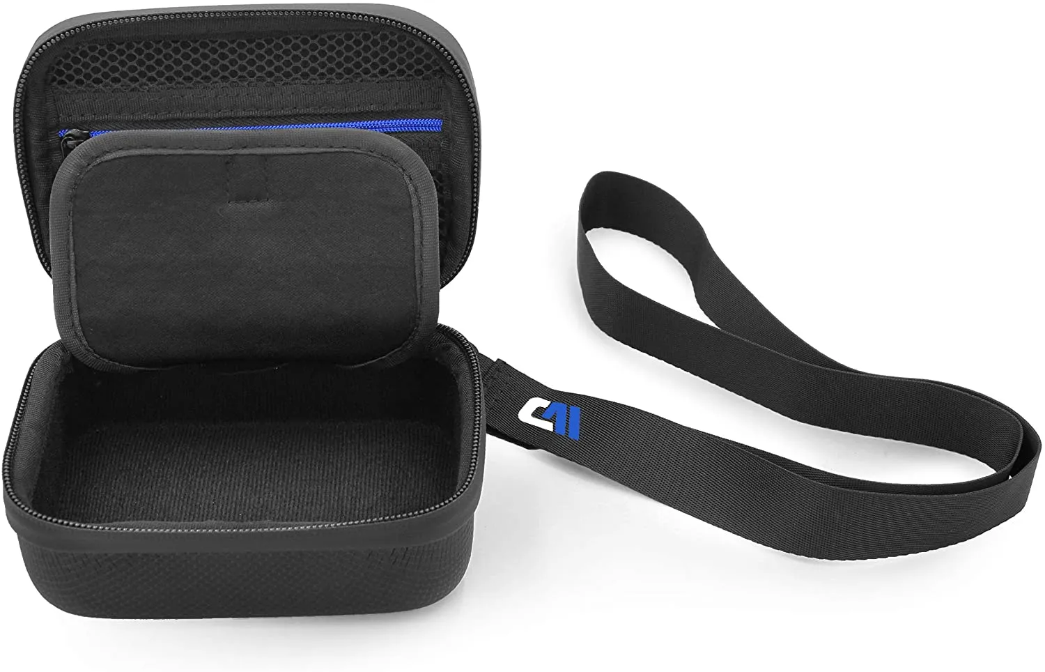 CASEMATIX Hard Shell Travel Case Compatible with Garmin eTrex SE 2.2, 22x, 30x, Touch 35 and More - Protective Carrying Case with Lanyard and Carabiner