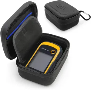 CASEMATIX Hard Shell Travel Case Compatible with Garmin eTrex SE 2.2, 22x, 30x, Touch 35 and More - Protective Carrying Case with Lanyard and Carabiner