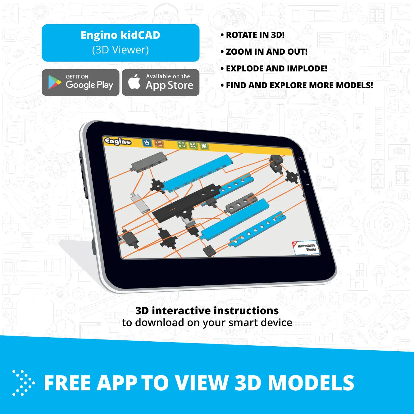 Engino Inventor Mechanics "Beach Buggy" with 5 Bonus Models
