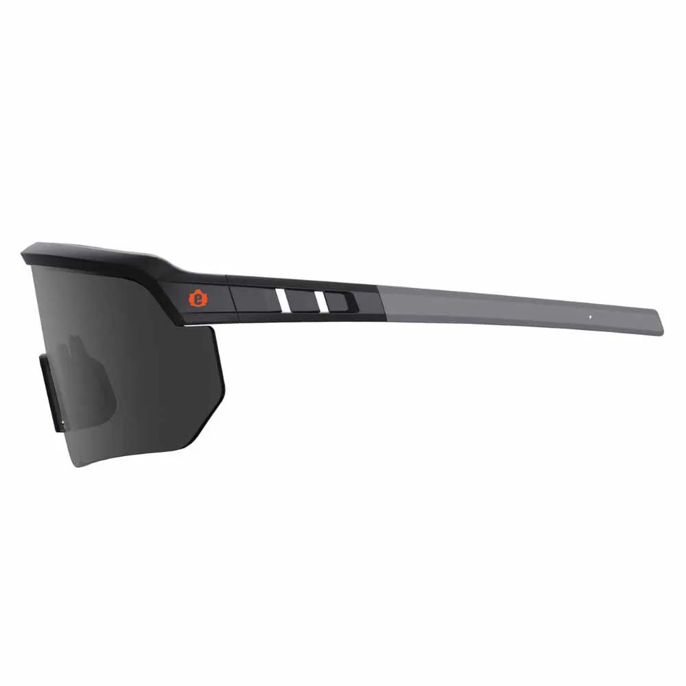 Ergodyne 55006 AEGIR-AFAS Matte Black Frame Smoke Lens AFAS Safety Glasses