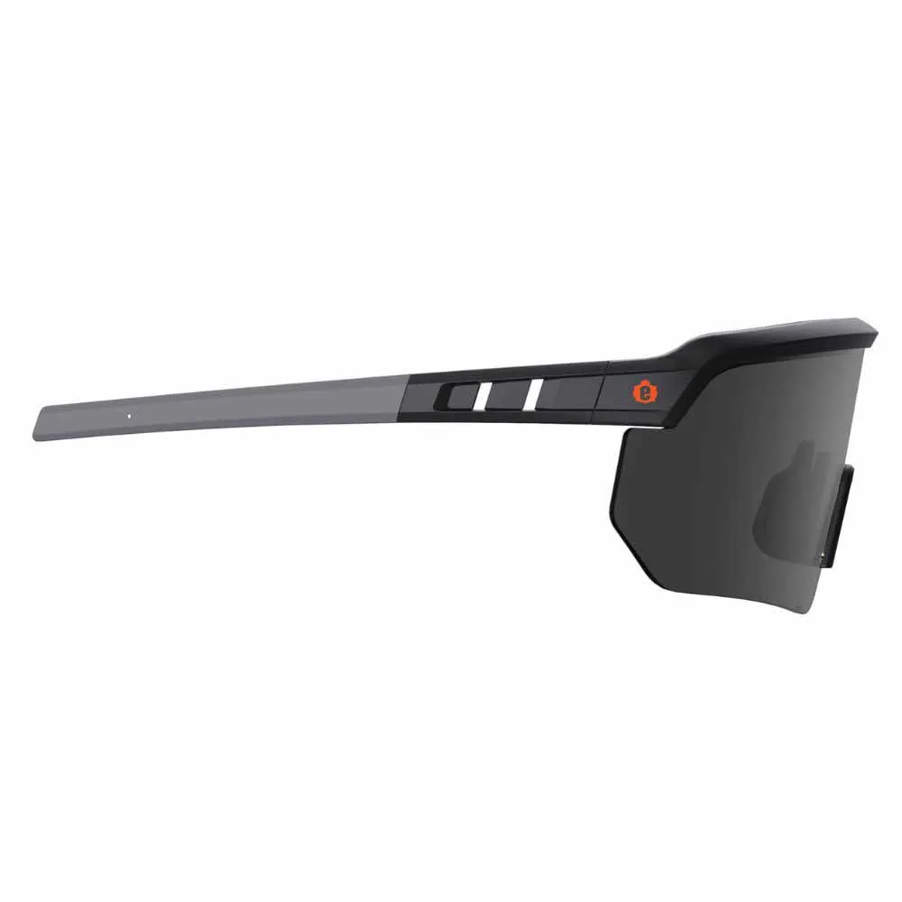 Ergodyne 55006 AEGIR-AFAS Matte Black Frame Smoke Lens AFAS Safety Glasses
