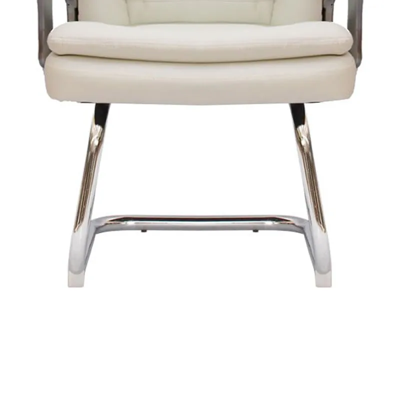 High-Back Comfortable Pu Leather Office Chair 511G White