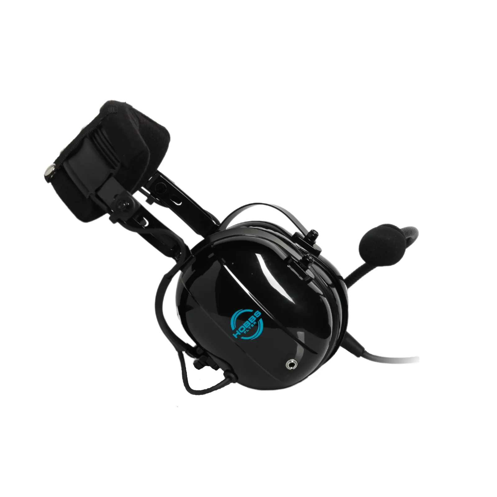 Hobbs Flyer H1 Passive Aviation Headset with Music Input