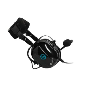 Hobbs Flyer H1 Passive Aviation Headset with Music Input