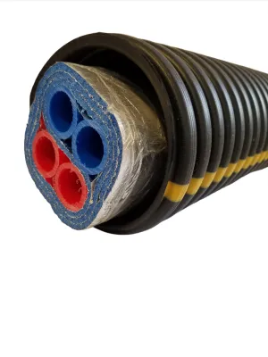 Insulated Pipe 3 Wrap, (2) 1' Oxygen Barrier (2) 3/4" Non-Barrier lines