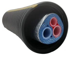Insulated Pipe 3 Wrap, (2) 1" Oxygen Barrier (1) 1" Non-Oxygen Barrier lines