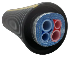 Insulated Pipe 3 Wrap, (2) 1" Oxygen Barrier (2) 1" Oxygen Barrier lines