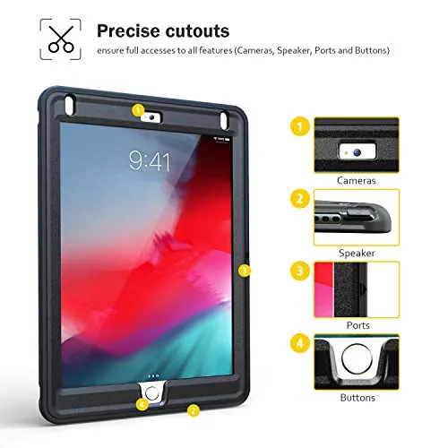 iPad 9.7 5th Gen/ 6th Gen iPad Air 1st Gen/ 2nd Gen Rugged Heavy Duty Case | ProCase