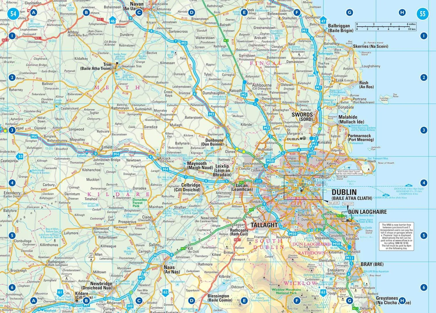 Ireland Comprehensive Road Atlas by Collins Maps (2023)