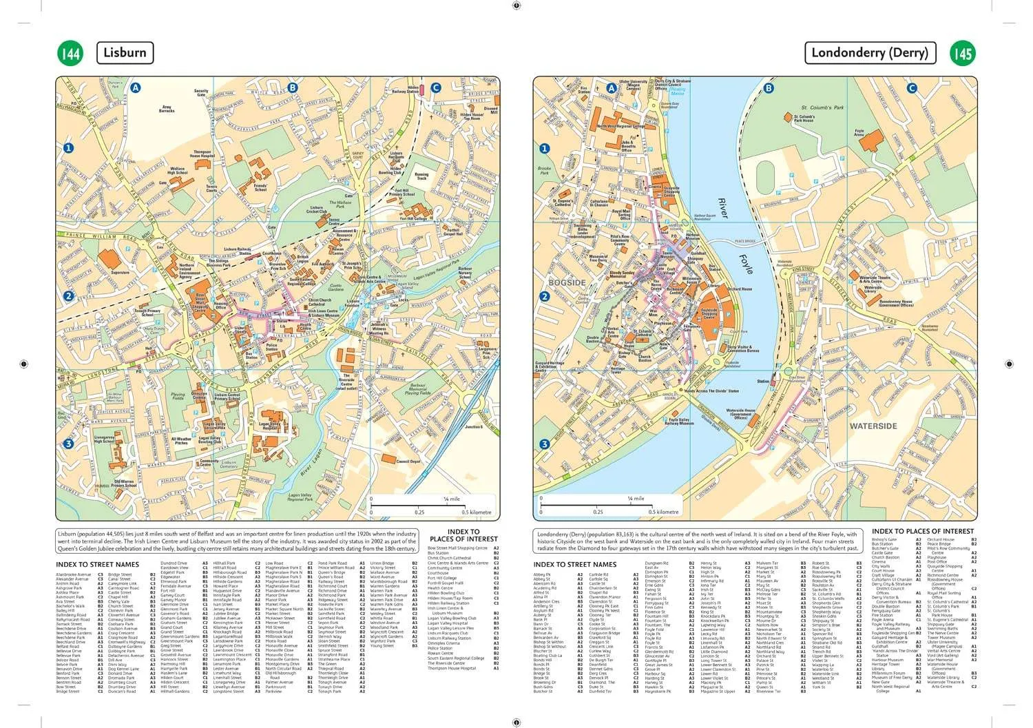 Ireland Comprehensive Road Atlas by Collins Maps (2023)