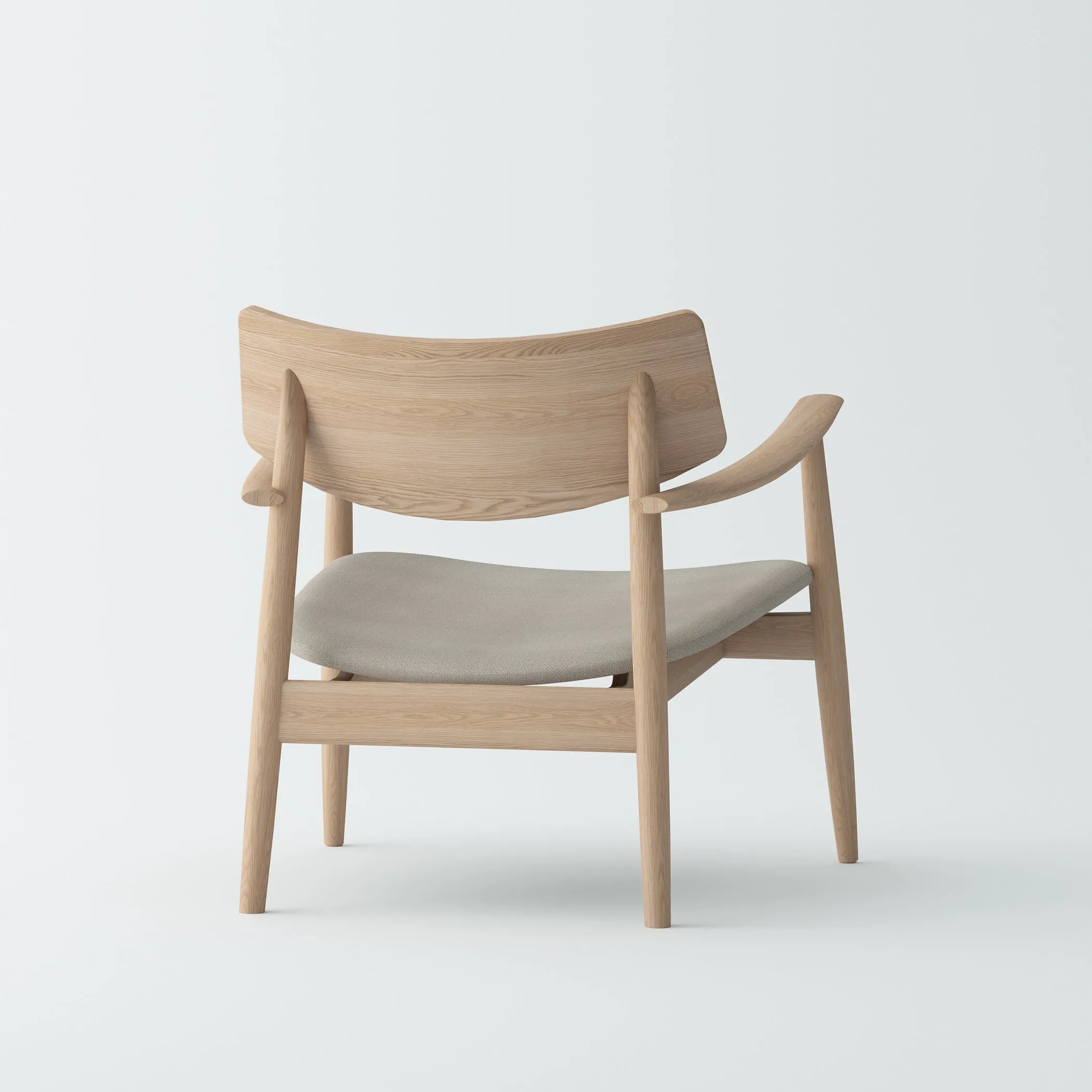 Isabella Mid century Leisure Chair - Solid American Oak