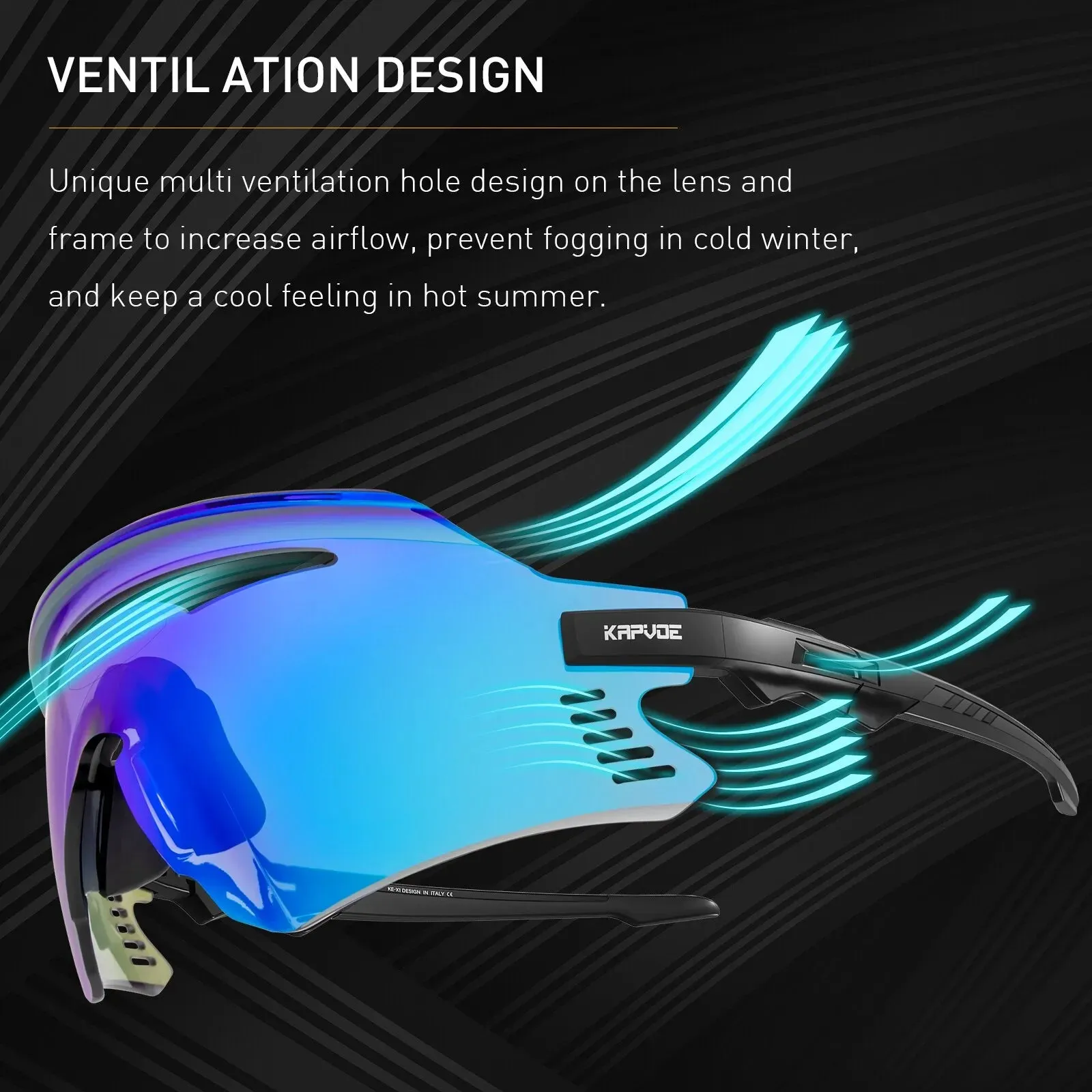Kapvoe Photochromic MTB Road Bike Glasses UV400 Protection Sunglasses Cycling Glasses Sports Men Women Eyewear Goggle