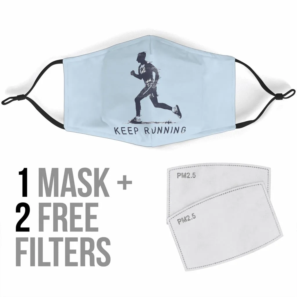 Keep Running Face Mask