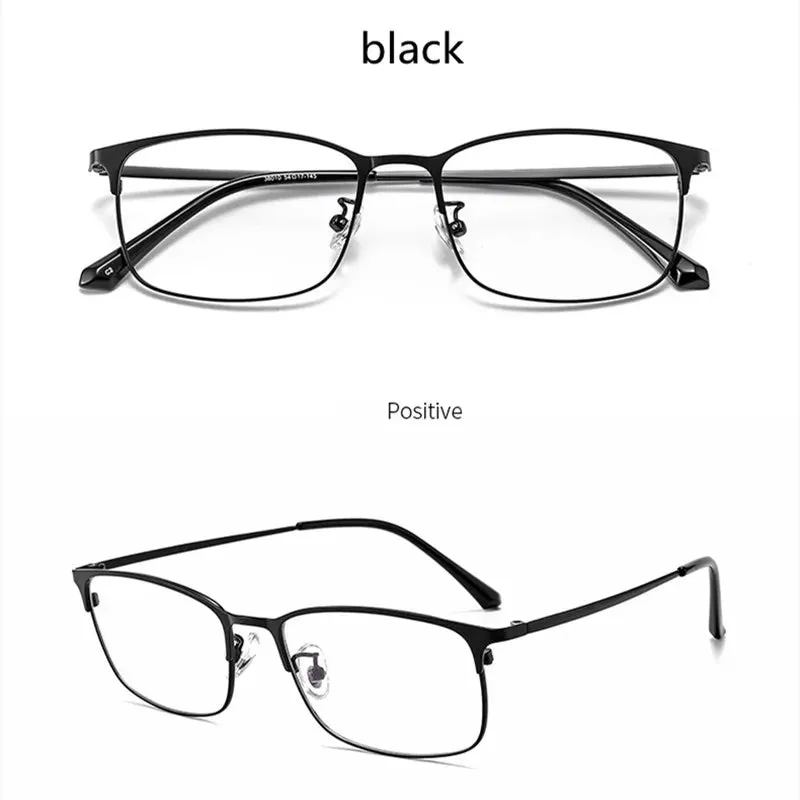 Kocolior Unisex Full Rim Square Alloy Hyperopic Reading Glasses 38010