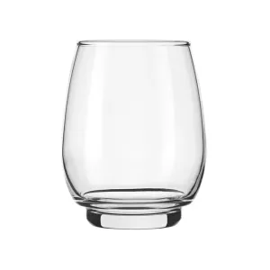 Libbey 12017 15 oz. Orbital Customizable Stackable Beverage Glass - Case of 12 Pcs