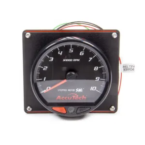 Longacre SMI Tach Black Tach 4.5 in w/Black Panel