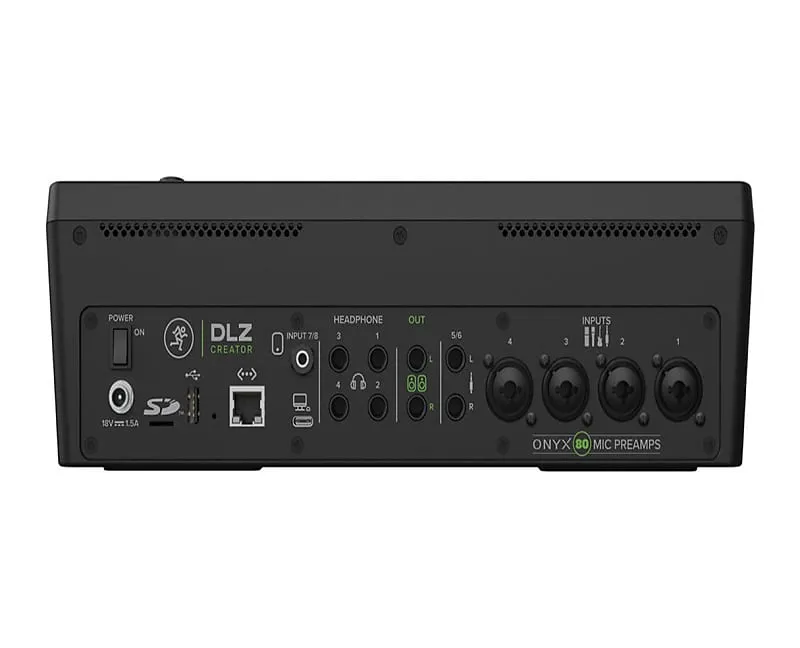 Mackie DLZ Creator Adaptive Digital Mixer for Podcasting and Streaming