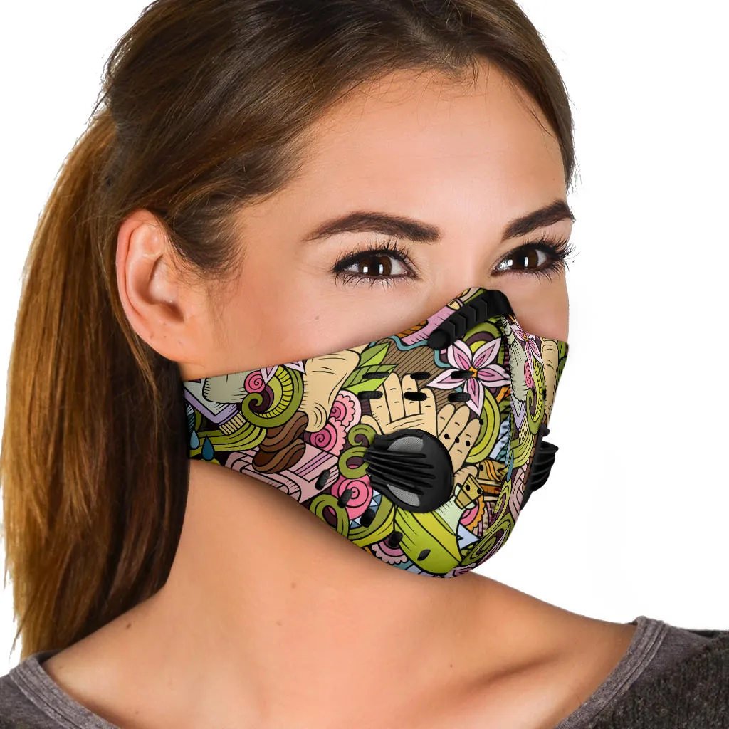 Massage Therapist Premium Face Mask