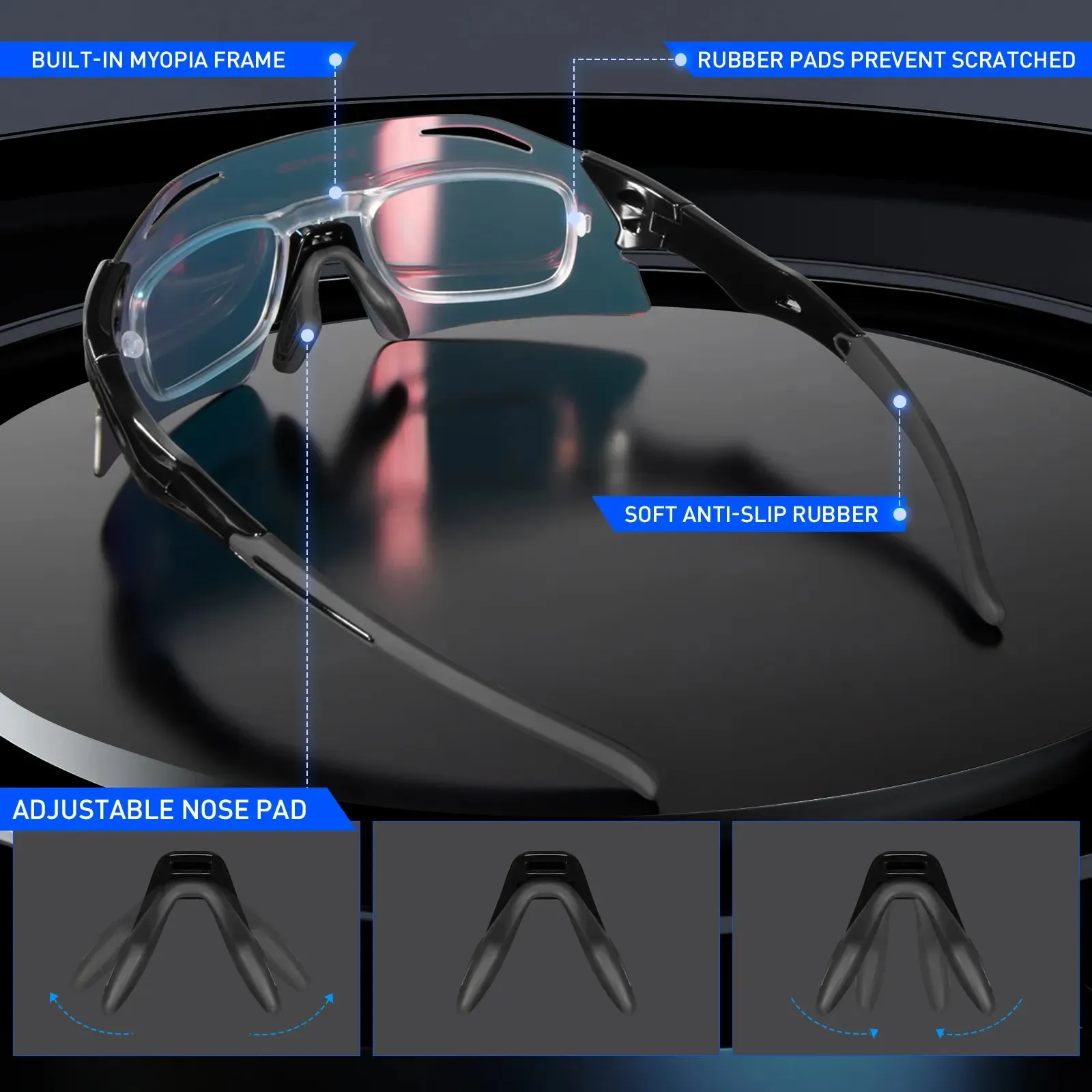 Men Cycling Glasses Bike Cycling Eyewear Outdoor UV400 Protection Cycling Sunglasses Sports MTB Road Bicycle Accessories Glasses
