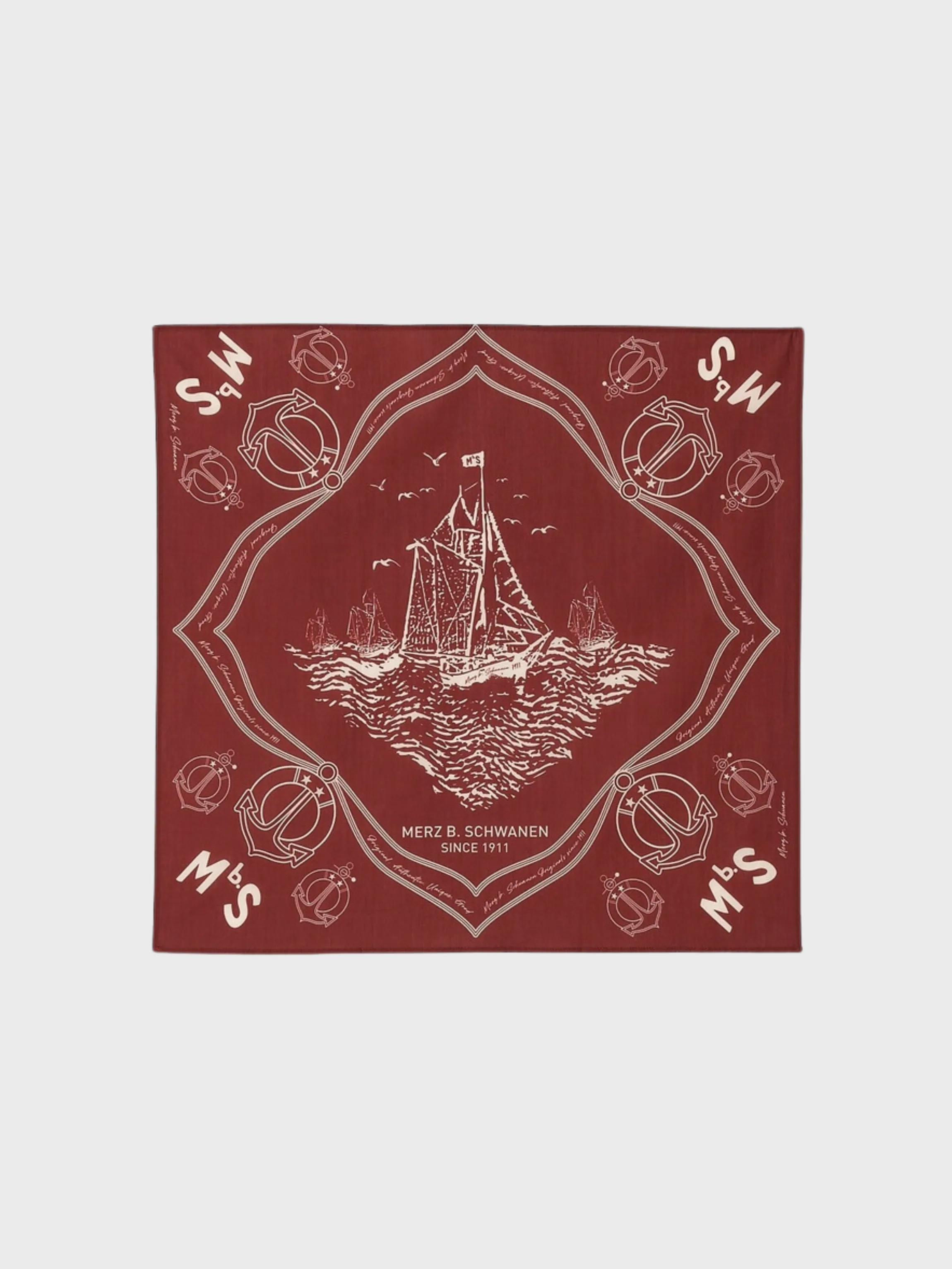 Merz Accessories Cotton Bandana Chestnut