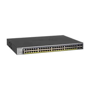 NETGEAR 48-Port Gigabit PoE  Ethernet Smart Managed Pro Switch with 4 SFP Ports | 380W | ProSAFE and lifetime technical chat support (GS752TP)