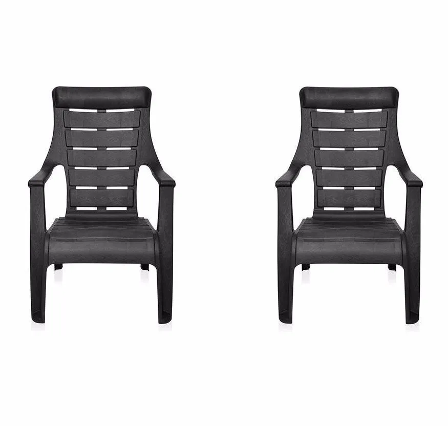 Nilkamal Sunday Garden Chair (Iron Black)
