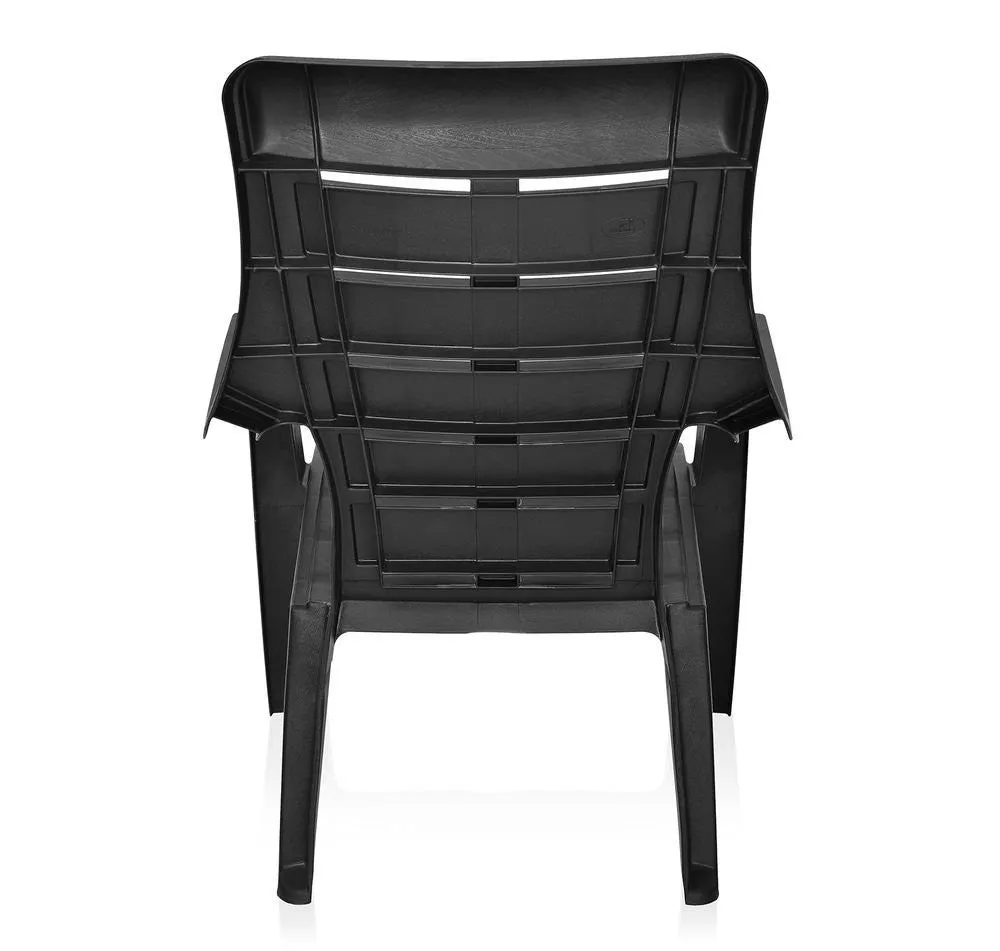 Nilkamal Sunday Garden Chair (Iron Black)