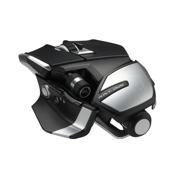[OPEN BOX] MADCATZ R.A.T DWS - Wireless Gaming Mouse - Black/Silver