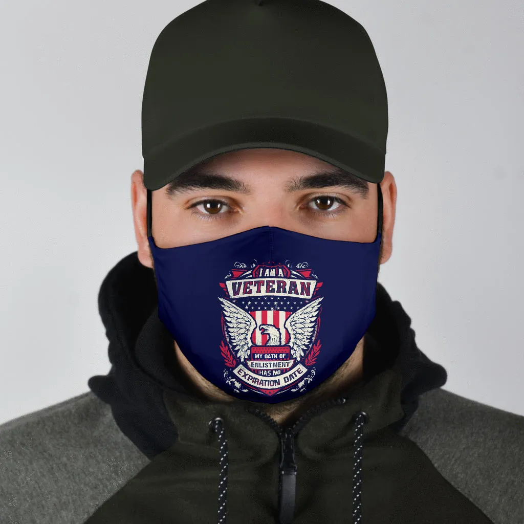 Proud Veteran Face Mask