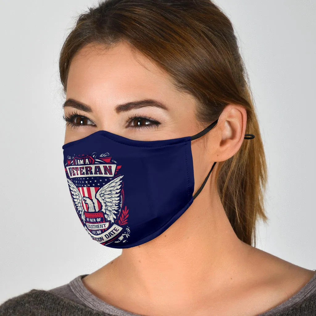 Proud Veteran Face Mask